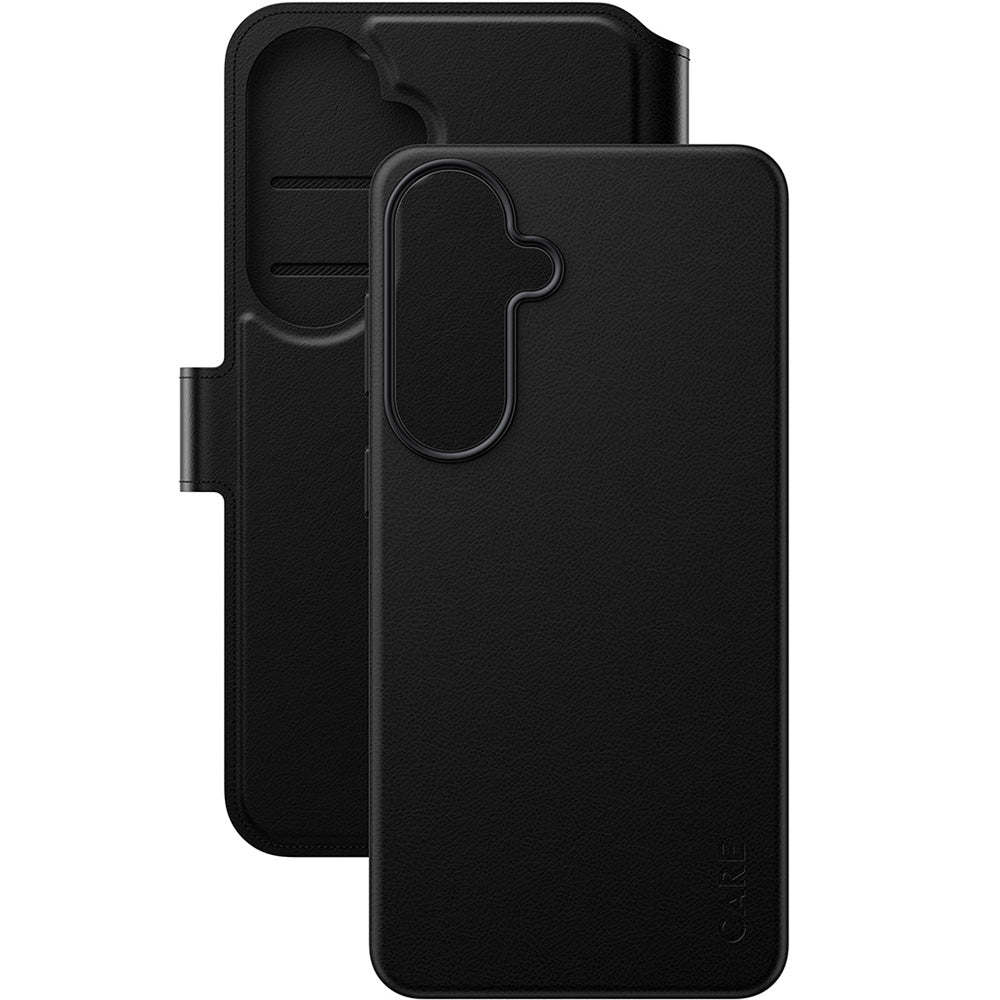 Handyhülle für Galaxy S26 Plus, CARE by PanzerGlass Tango 2in1 Wallet mit MagSafe, Schwarz
