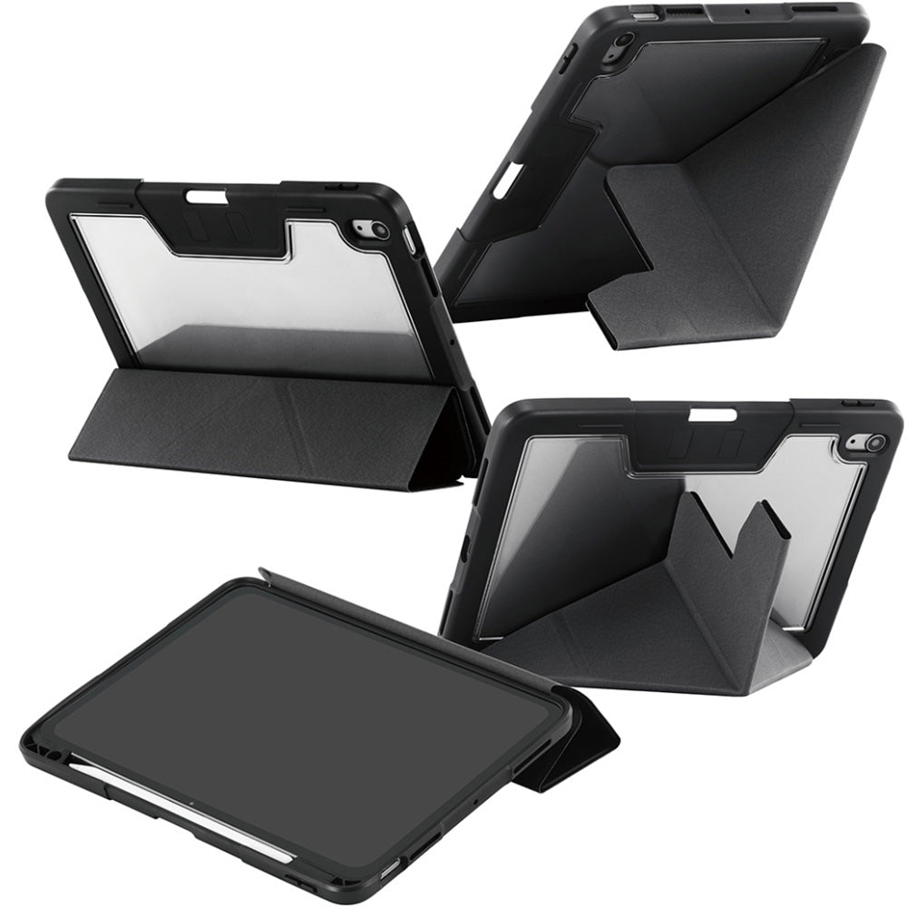 Schutzhülle für iPad Air 11" 2025/2024, CARE by PanzerGlass TPU Essential Case, Schwarz-Transparent