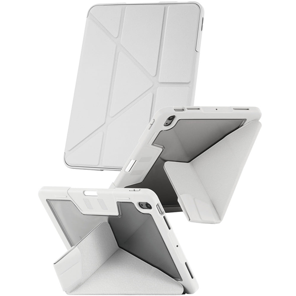 Schutzhülle für iPad Air 11" 2025/2024, CARE by PanzerGlass TPU Essential Case, Hellgrau-Transparent