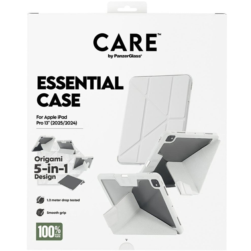 Schutzhülle für iPad Pro 13" 2025 / 2024, CARE by PanzerGlass TPU Essential Case, Hellgrau-Transparent