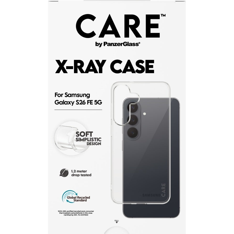 Handyhülle für Galaxy S26 FE, CARE by PanzerGlass X-Ray, Transparent (3/5)