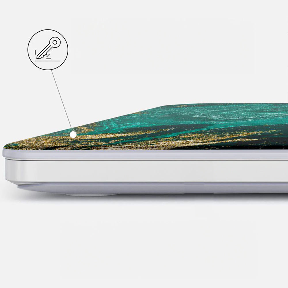 Schutzhülle Burga Emerald Pool Tough für MacBook Air 13.6" M4 / M3 / M2, Mehrfarbig marine