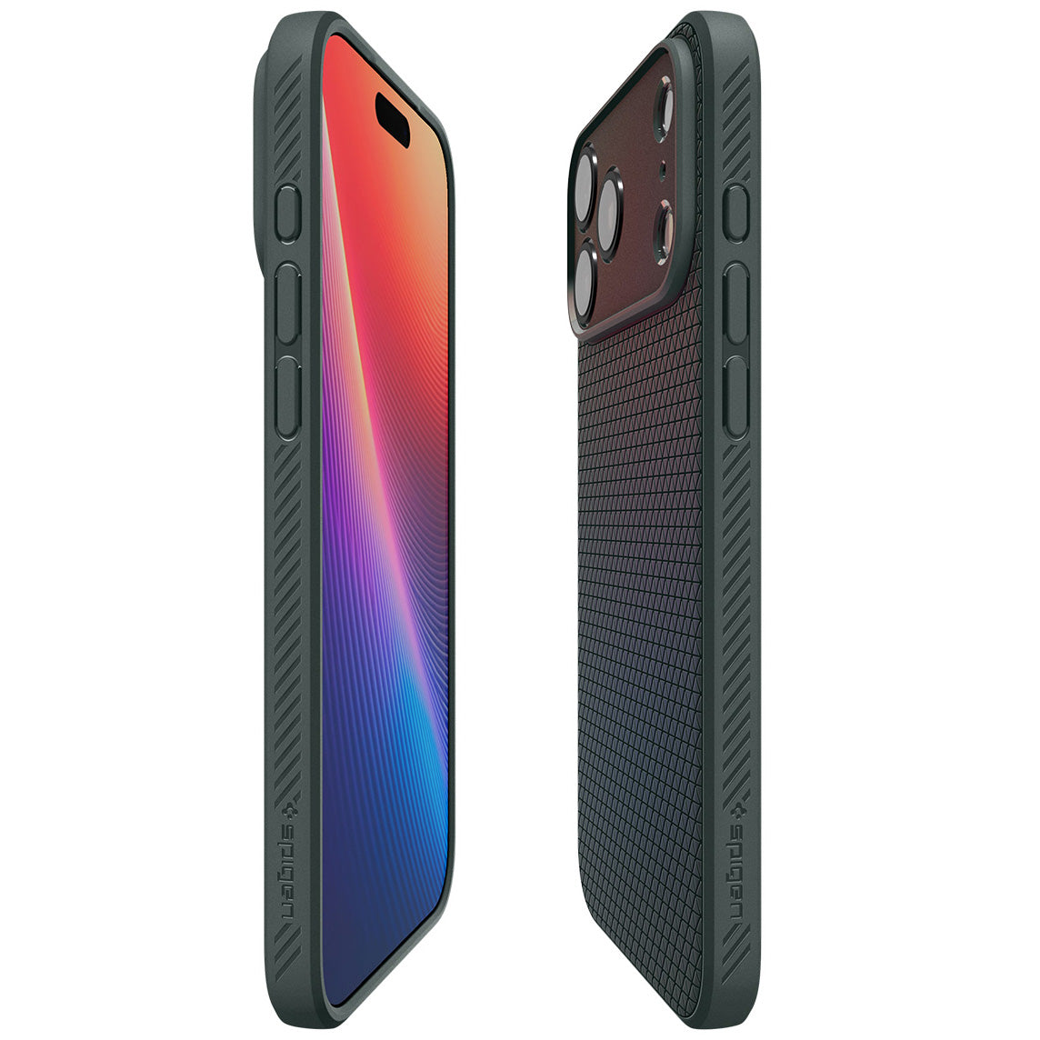 Handyhülle für iPhone 17 Pro Max, Spigen Liquid Air, Grün