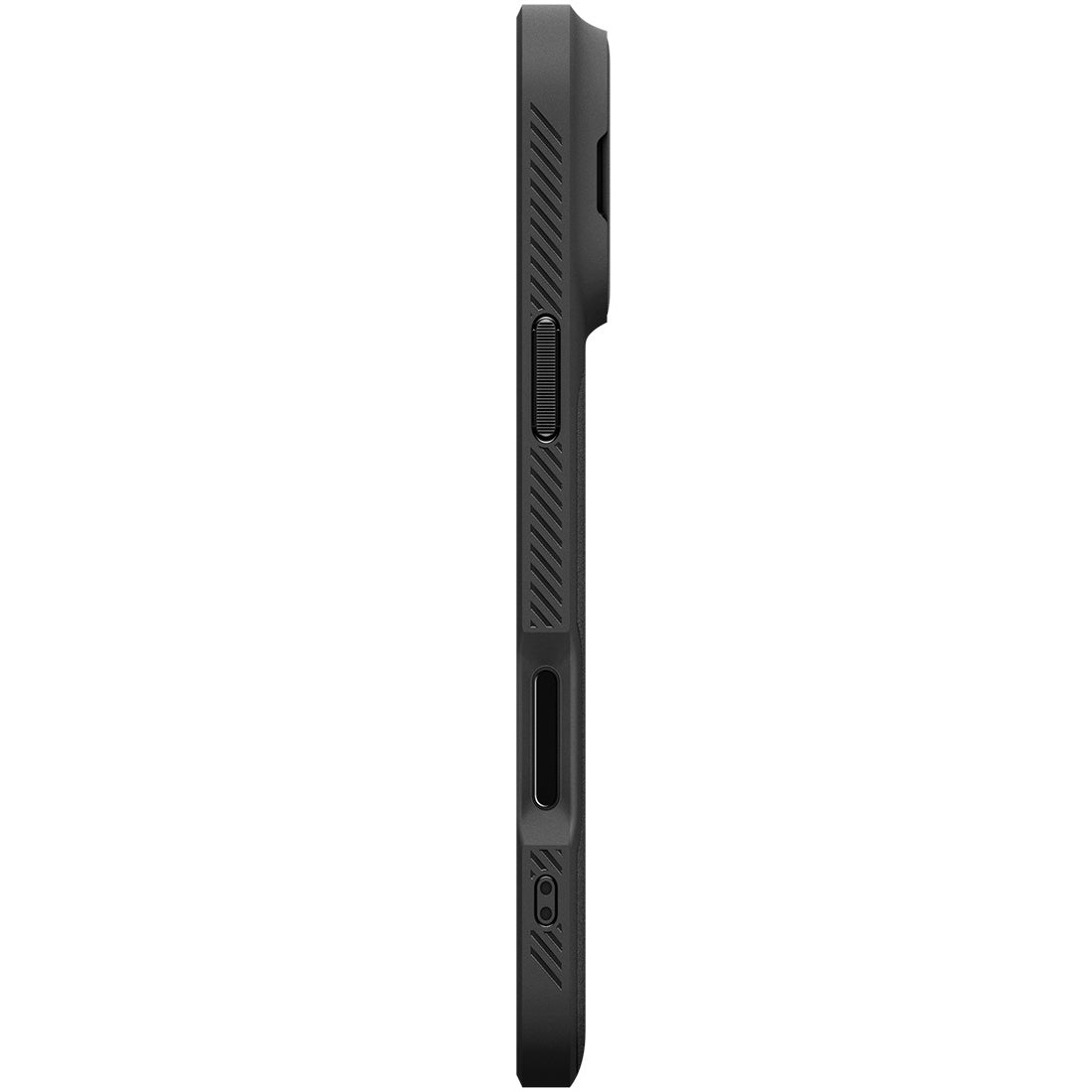 Handyhülle für iPhone 17 Pro Max, Spigen Optik Armor Mag mit MagSafe, Schwarz