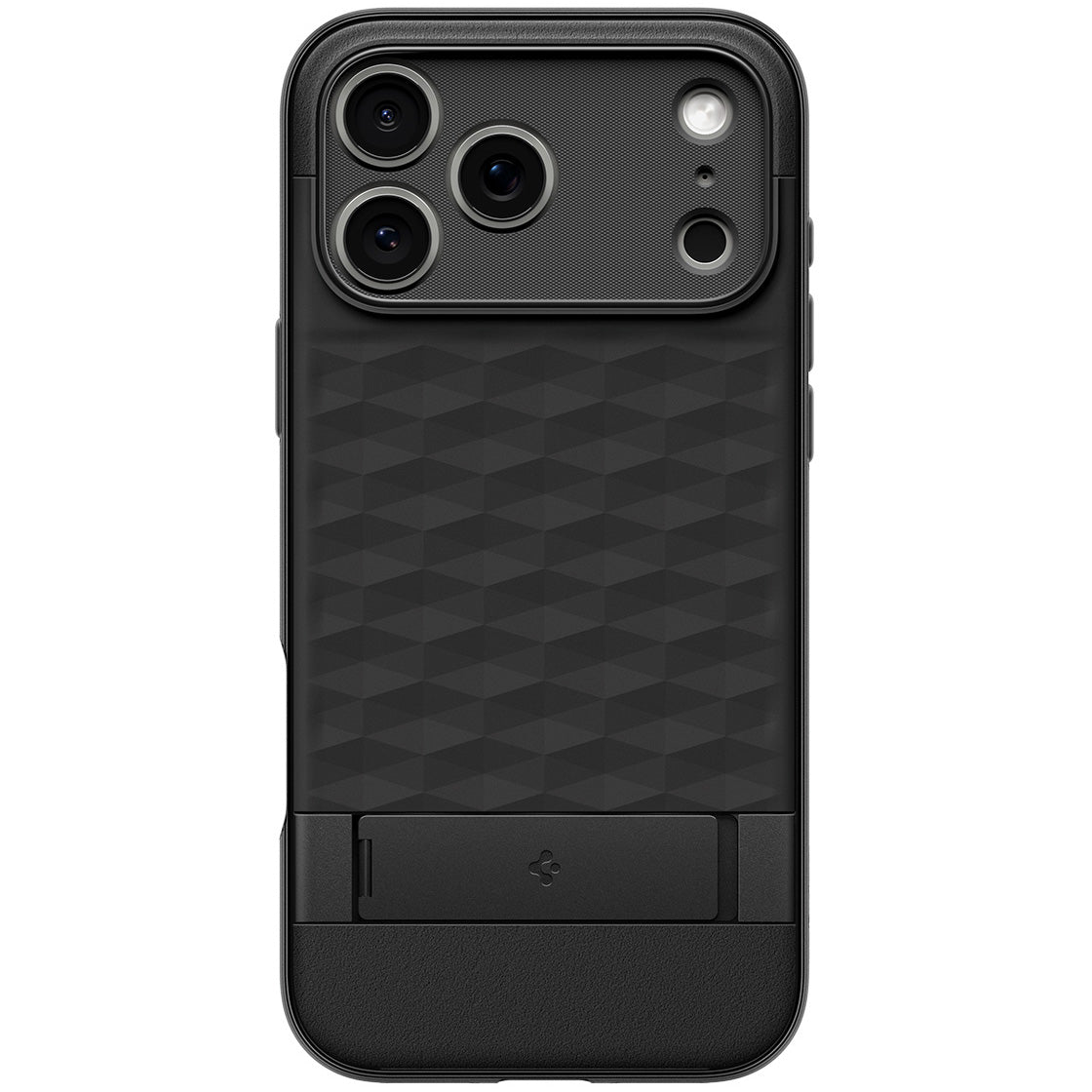 Handyhülle für iPhone 17 Pro, Spigen Parallax S Mag mit MagSafe, Schwarz