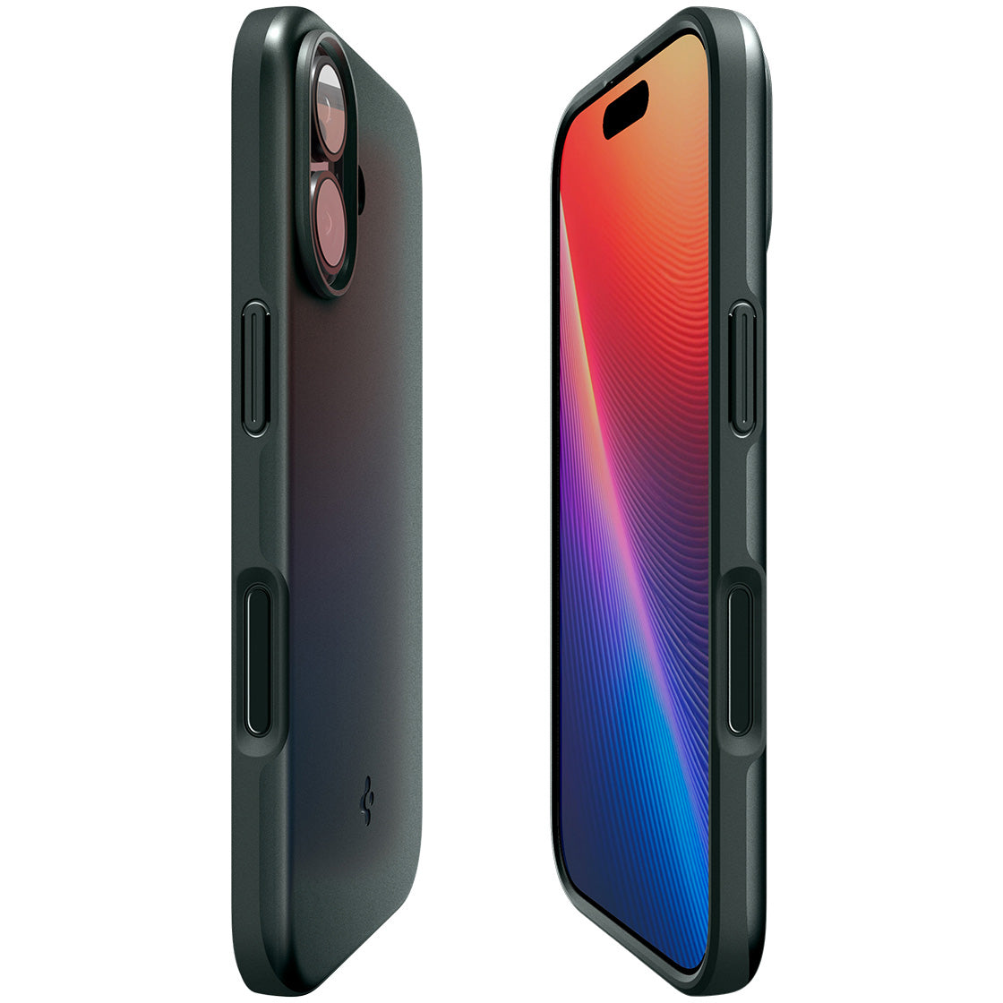 Handyhülle für iPhone 17, Spigen Thin Fit Mag mit MagSafe, Grün