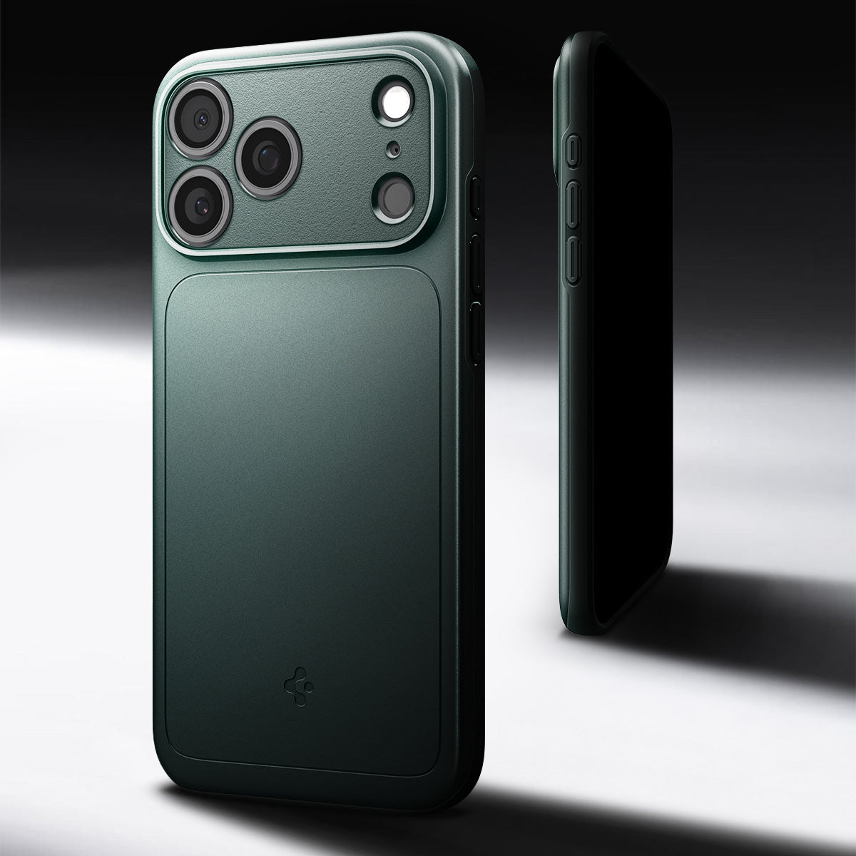 Handyhülle für iPhone 17 Pro, Spigen Thin Fit Mag mit MagSafe, Grün