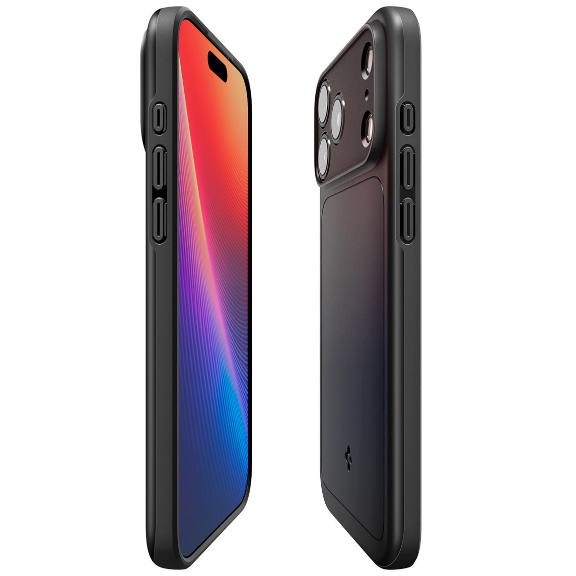 Handyhülle für iPhone 17 Pro Max, Spigen Thin Fit Mag mit MagSafe, Schwarz