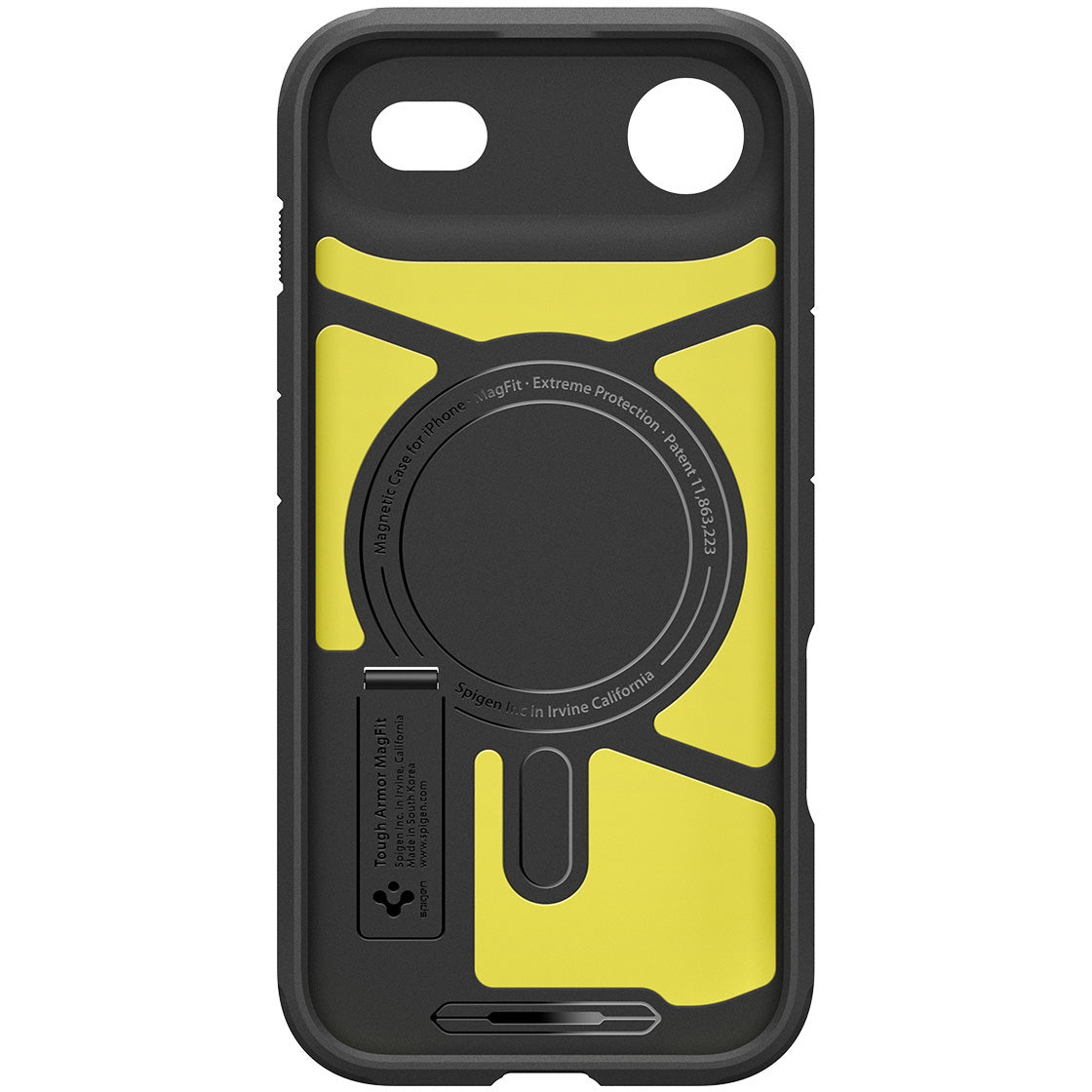 Handyhülle für iPhone Air, Spigen Tough Armor T Mag (CC) mit MagSafe, Schwarz