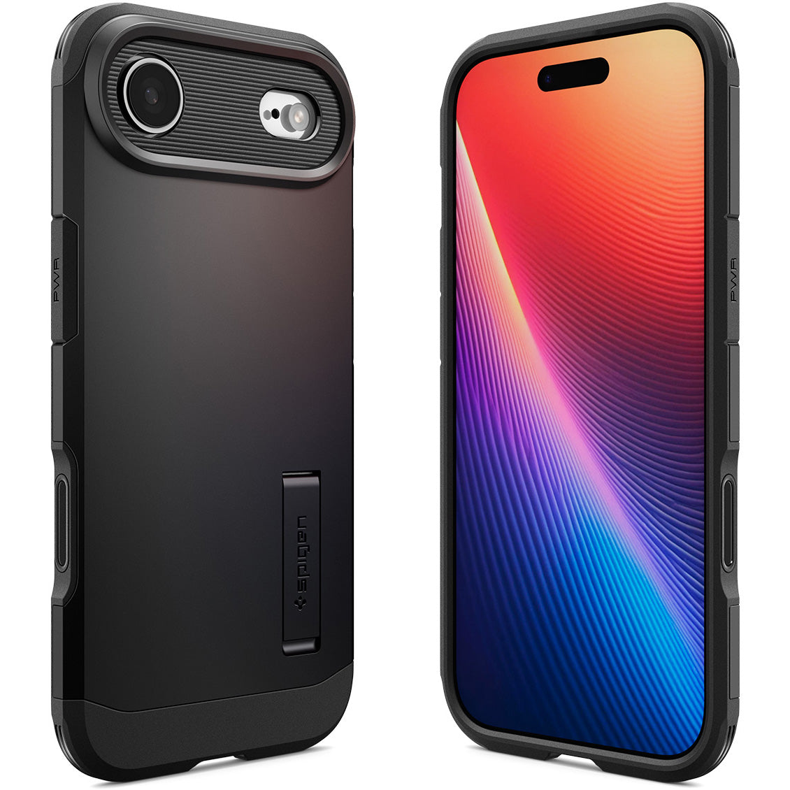 Handyhülle für iPhone Air, Spigen Tough Armor T Mag (CC) mit MagSafe, Schwarz