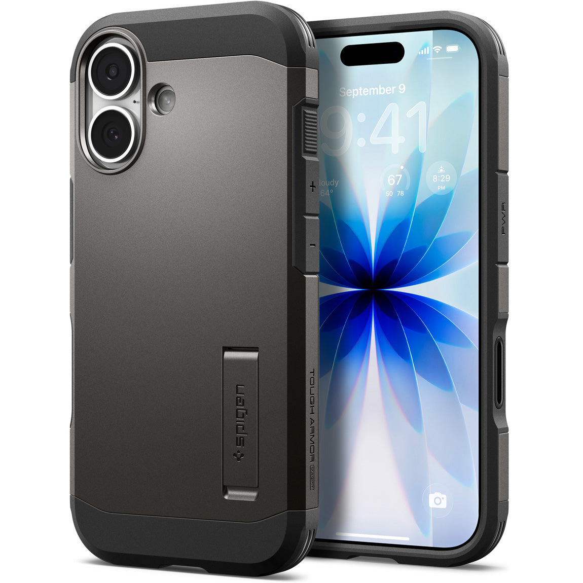 Handyhülle für iPhone 17, Spigen Tough Armor T Mag (CC) mit MagSafe, Rotguss