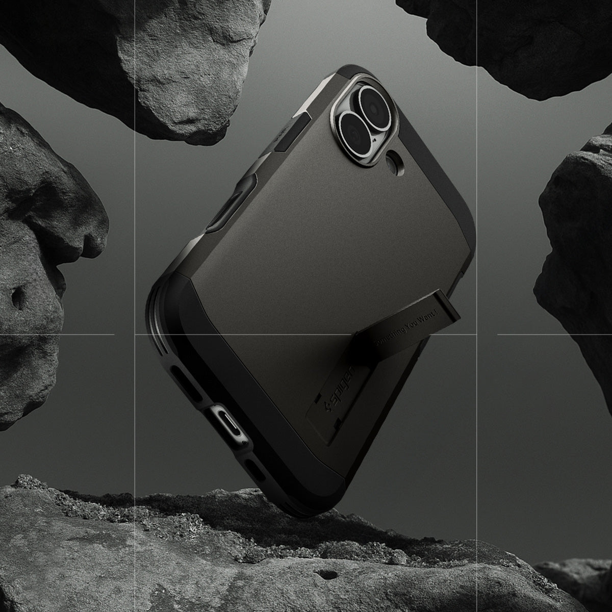 Handyhülle für iPhone 17, Spigen Tough Armor T Mag (CC) mit MagSafe, Rotguss