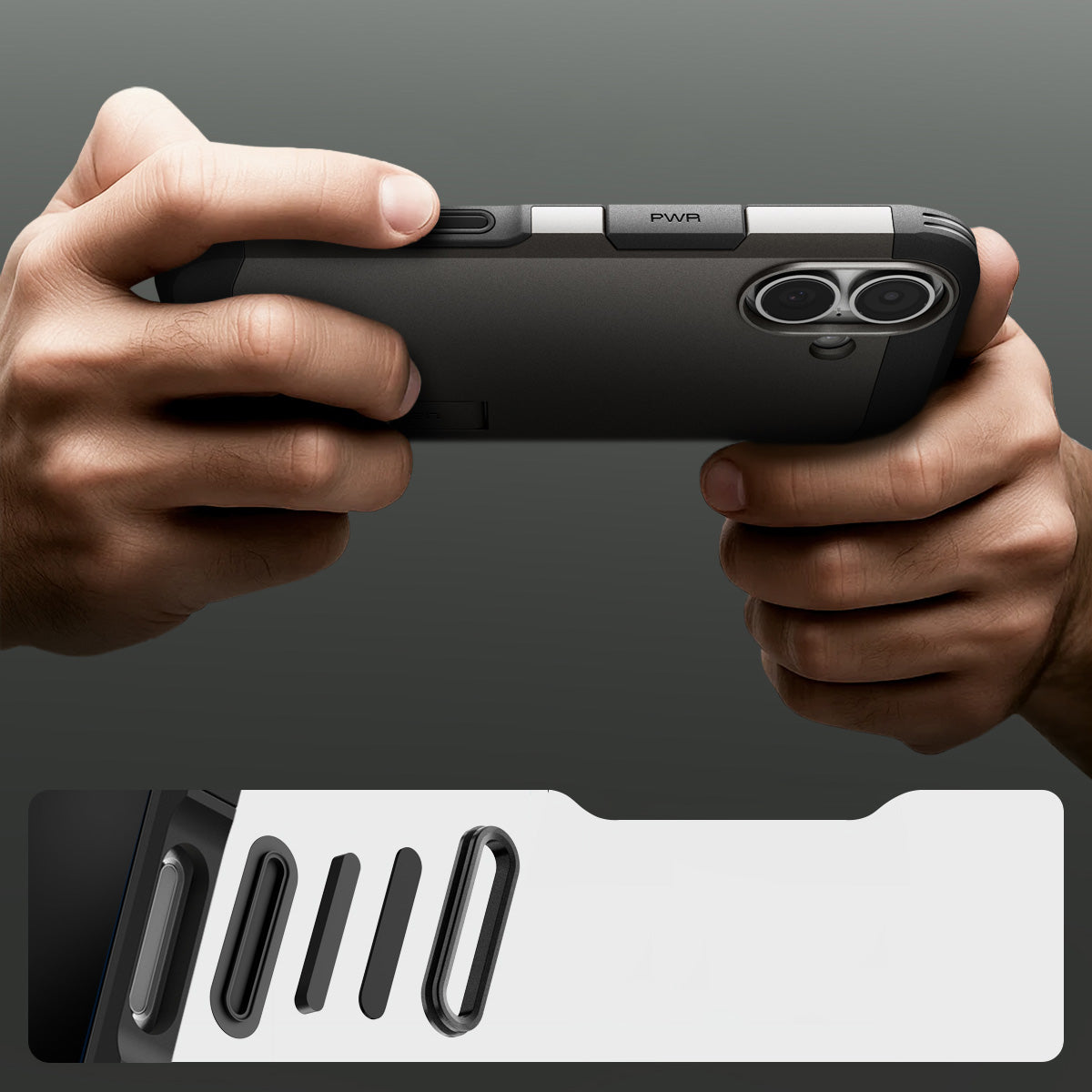 Handyhülle für iPhone 17, Spigen Tough Armor T Mag (CC) mit MagSafe, Rotguss