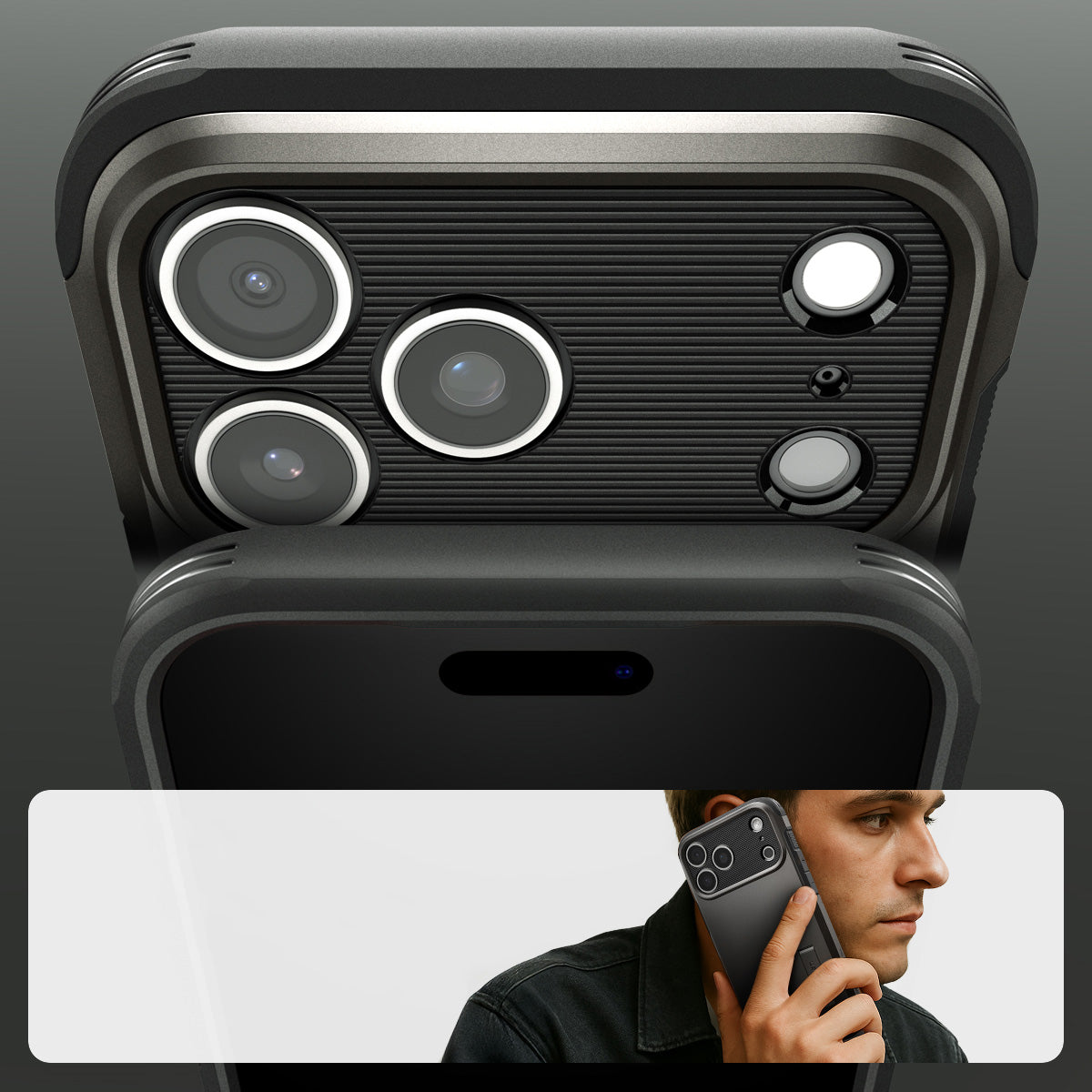 Handyhülle für iPhone 17 Pro, Spigen Tough Armor T Mag (CC) mit MagSafe, Rotguss