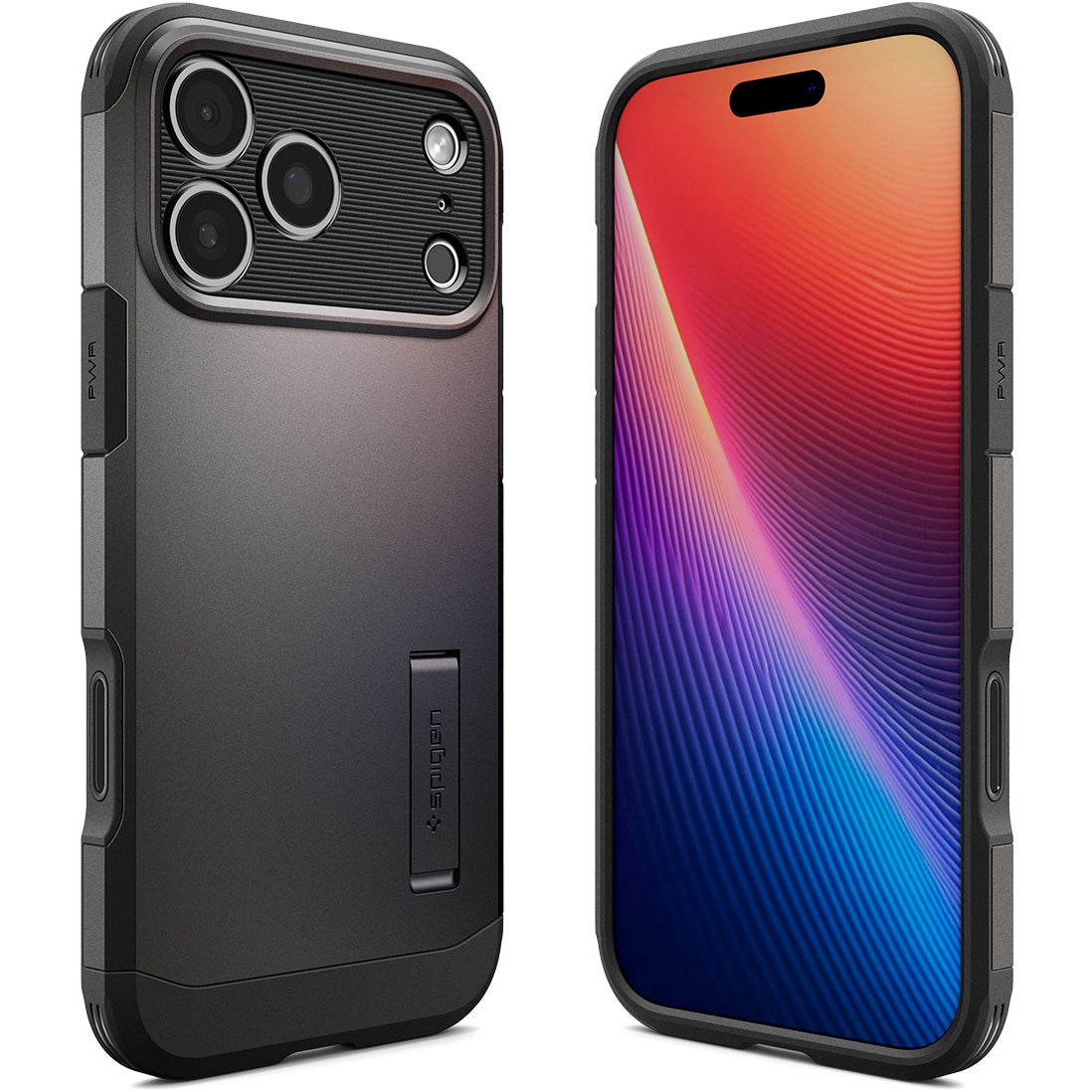 Handyhülle für iPhone 17 Pro Max, Spigen Tough Armor T Mag (CC) mit MagSafe, Rotguss