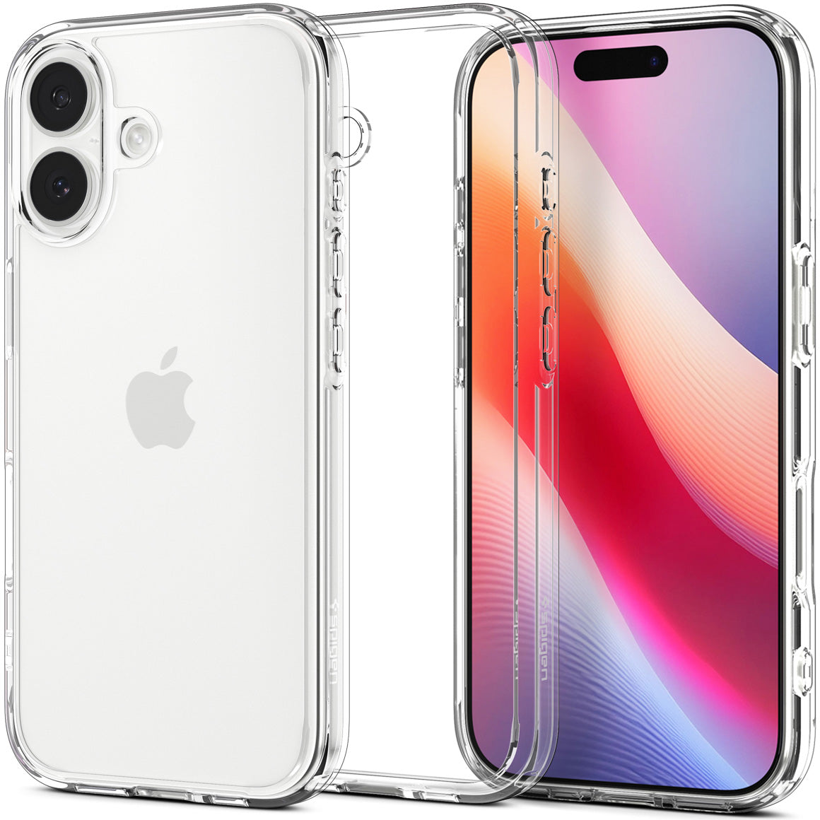 Handyhülle für iPhone 17, Spigen Ultra Hybrid, Transparent