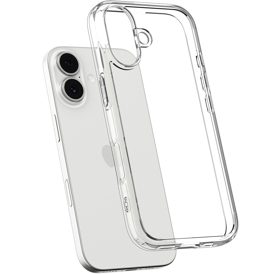 Handyhülle für iPhone 17, Spigen Ultra Hybrid, Transparent