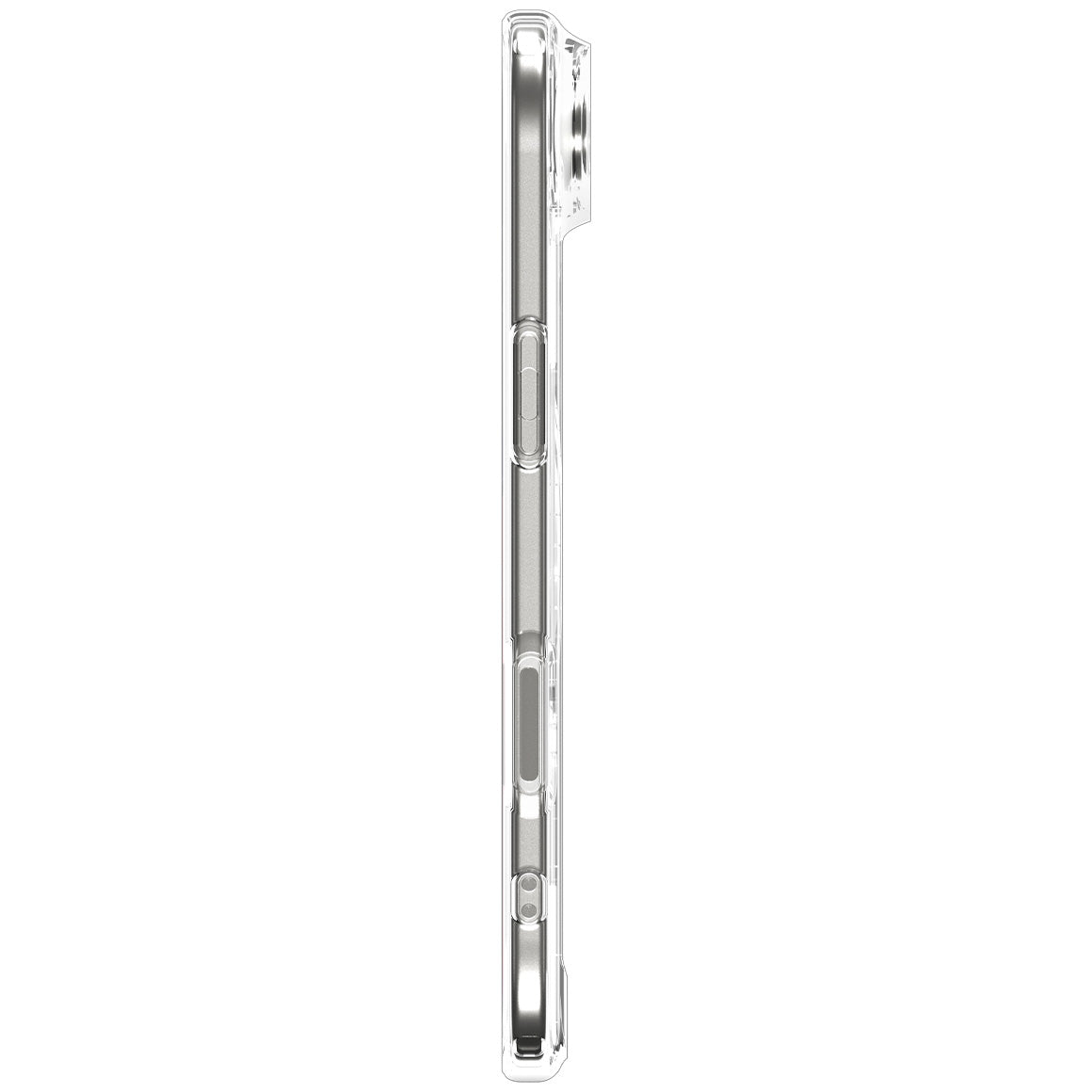 Handyhülle für iPhone Air, Spigen Ultra Hybrid Mag mit MagSafe, Transparent-Grau