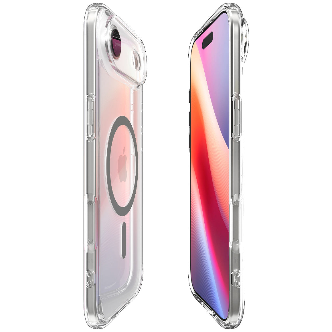 Handyhülle für iPhone Air, Spigen Ultra Hybrid Mag mit MagSafe, Transparent-Grau