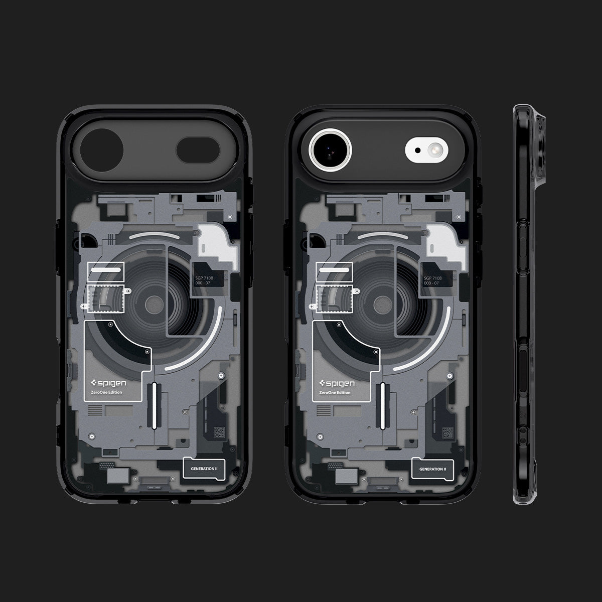 Handyhülle für iPhone Air, Spigen Ultra Hybrid Mag mit MagSafe, Rauchfarben-Grau (Zero One)