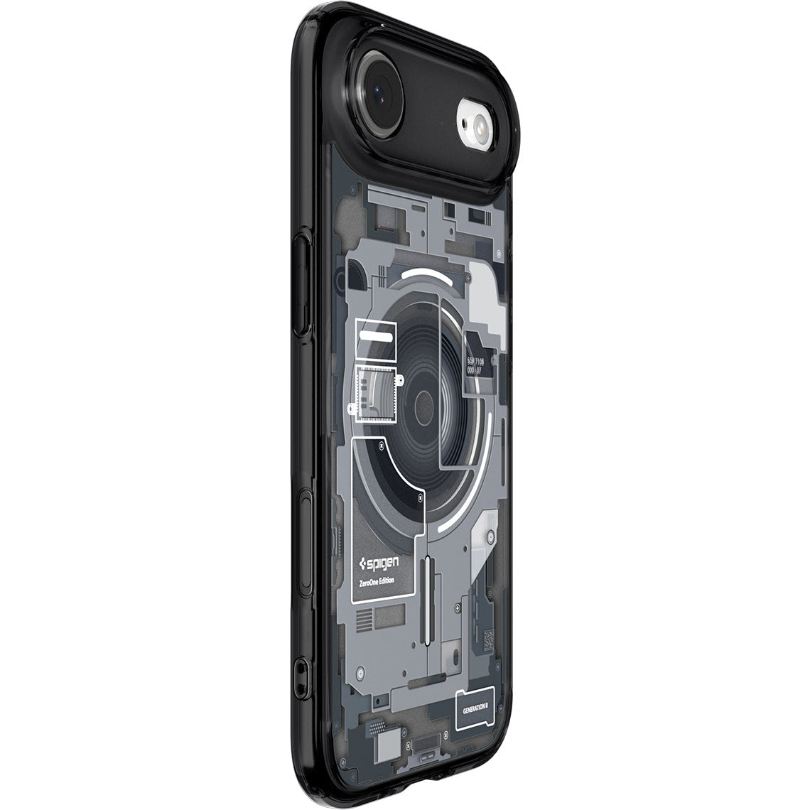 Handyhülle für iPhone Air, Spigen Ultra Hybrid Mag mit MagSafe, Rauchfarben-Grau (Zero One)