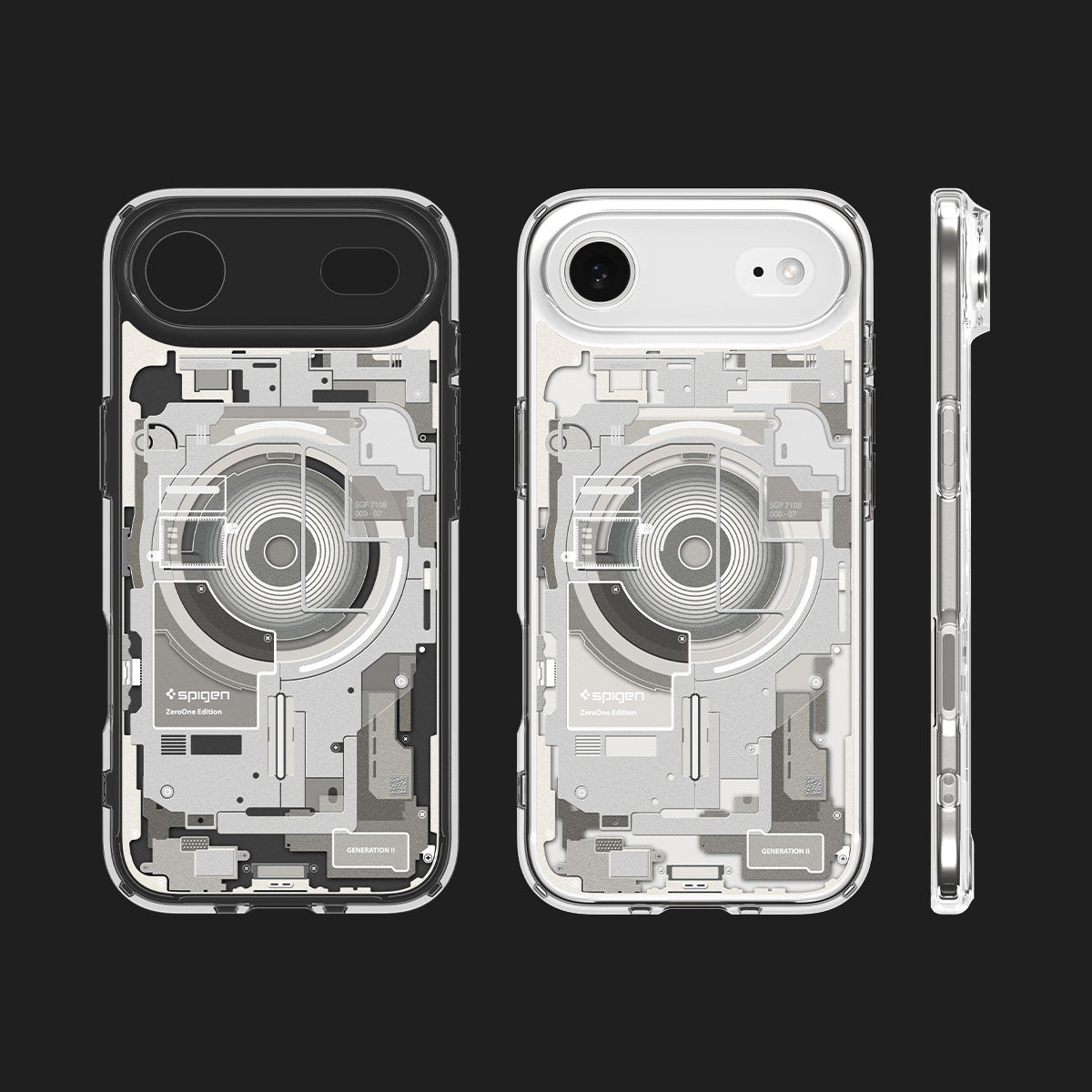 Handyhülle für iPhone Air, Spigen Ultra Hybrid Mag mit MagSafe, Beige-Transparent (Zero One)