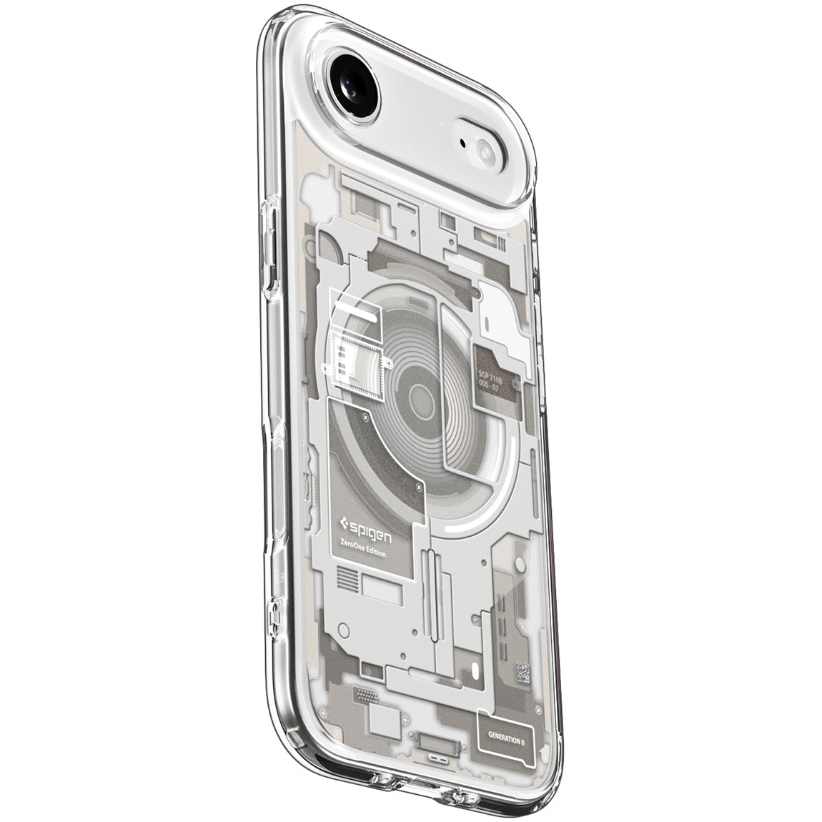 Handyhülle für iPhone Air, Spigen Ultra Hybrid Mag mit MagSafe, Beige-Transparent (Zero One)