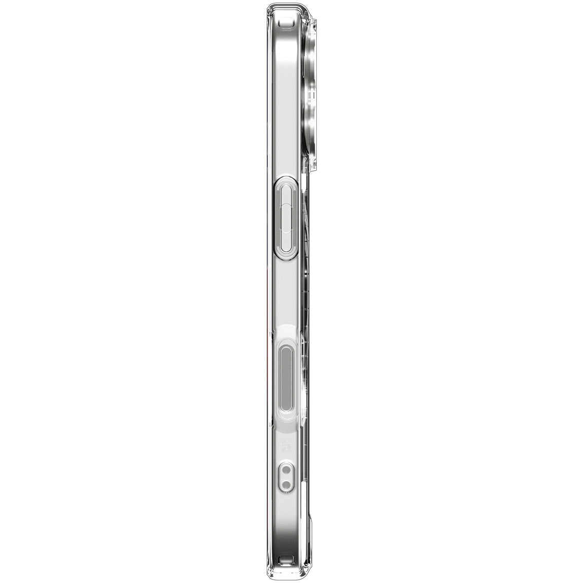 Handyhülle für iPhone 17, Spigen Ultra Hybrid Mag mit MagSafe, Transparent-Golden