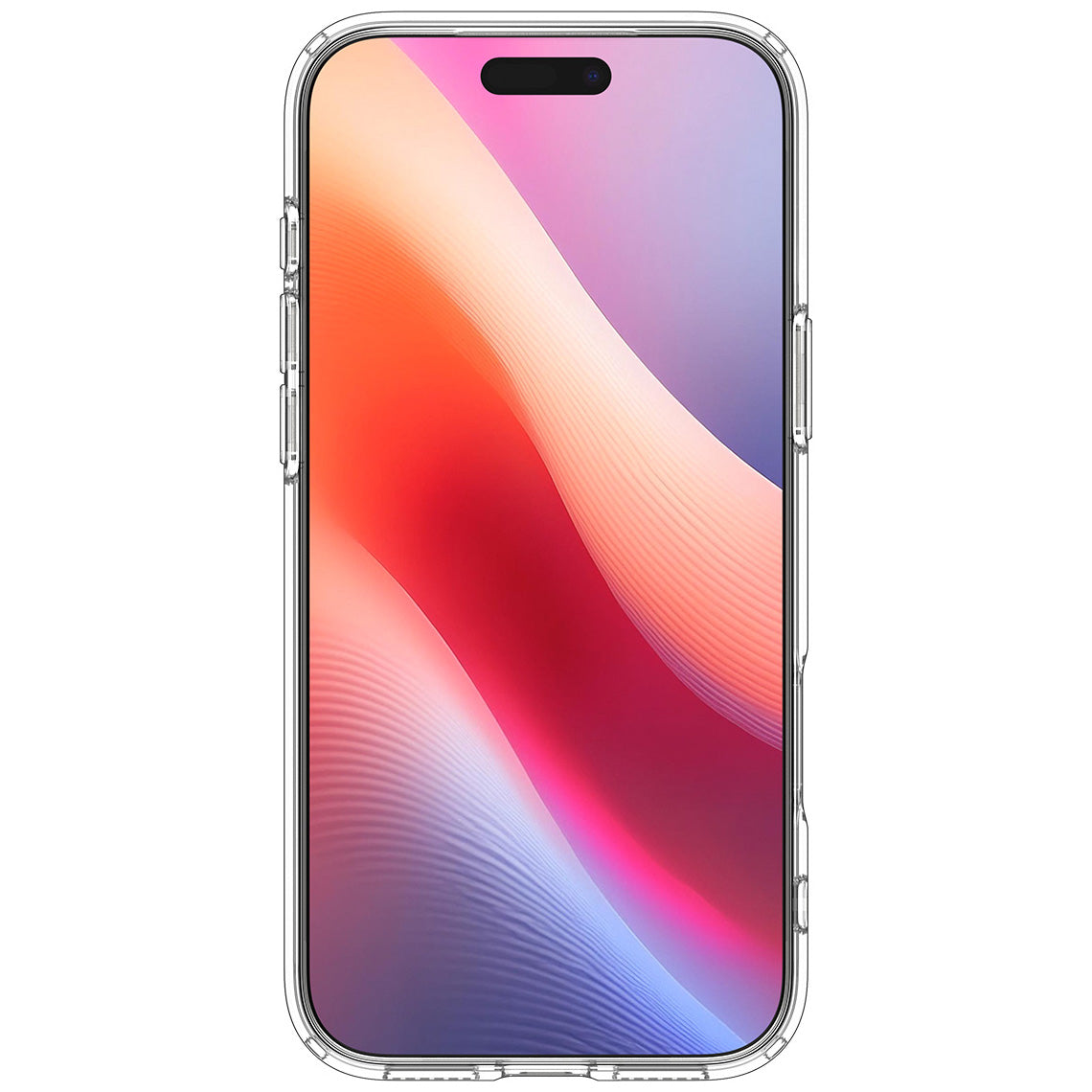 Handyhülle für iPhone 17 Pro, Spigen Ultra Hybrid Mag mit MagSafe, Transparent-Golden