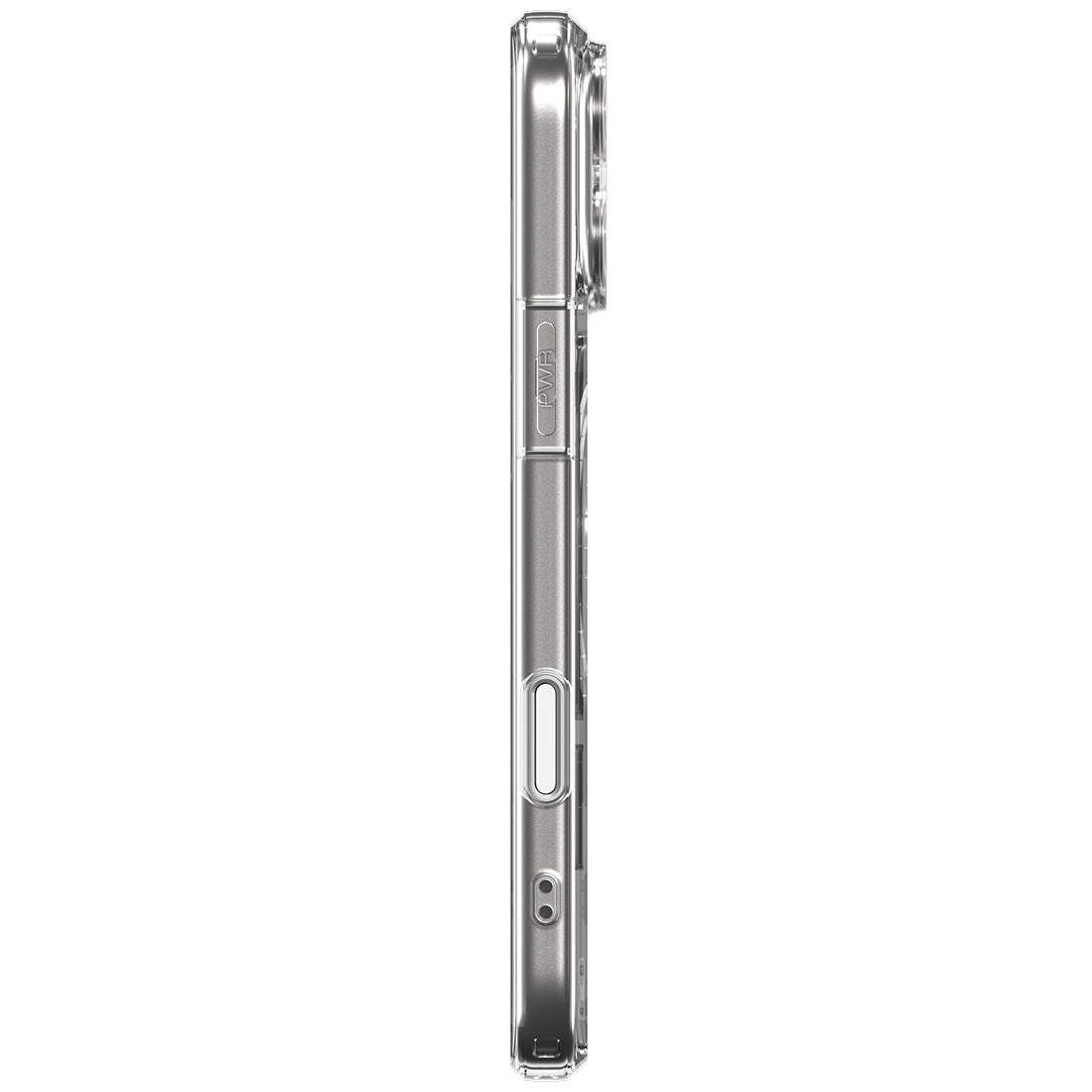 Handyhülle für iPhone 17 Pro, Spigen Ultra Hybrid T Mag (CC) mit MagSafe, Transparent-Weiß