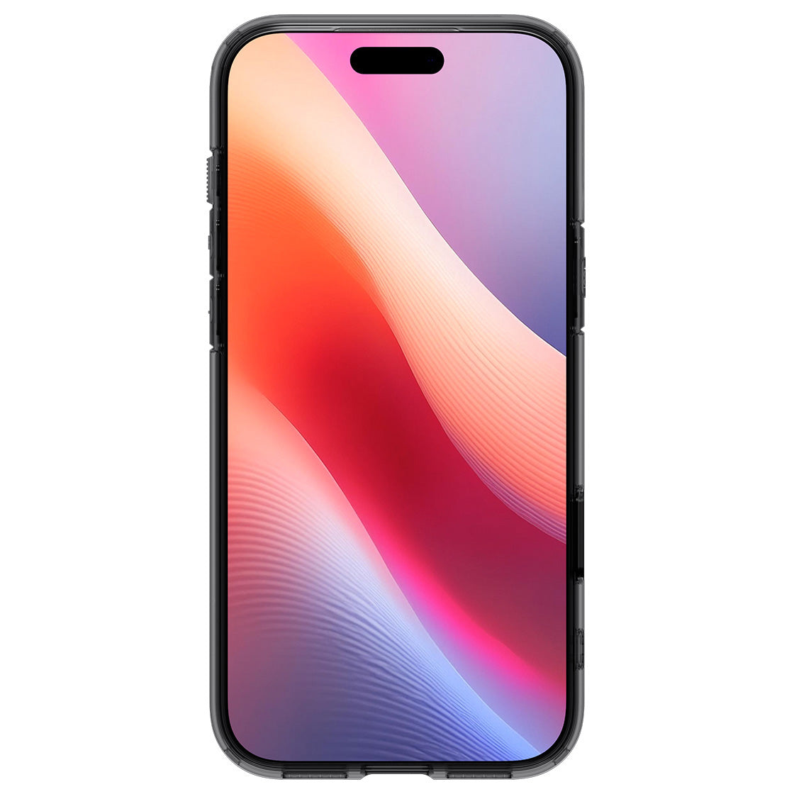 Handyhülle für iPhone 17 Pro Max, Spigen Ultra Hybrid T Mag (CC) mit MagSafe, Rauchfarben-Schwarz