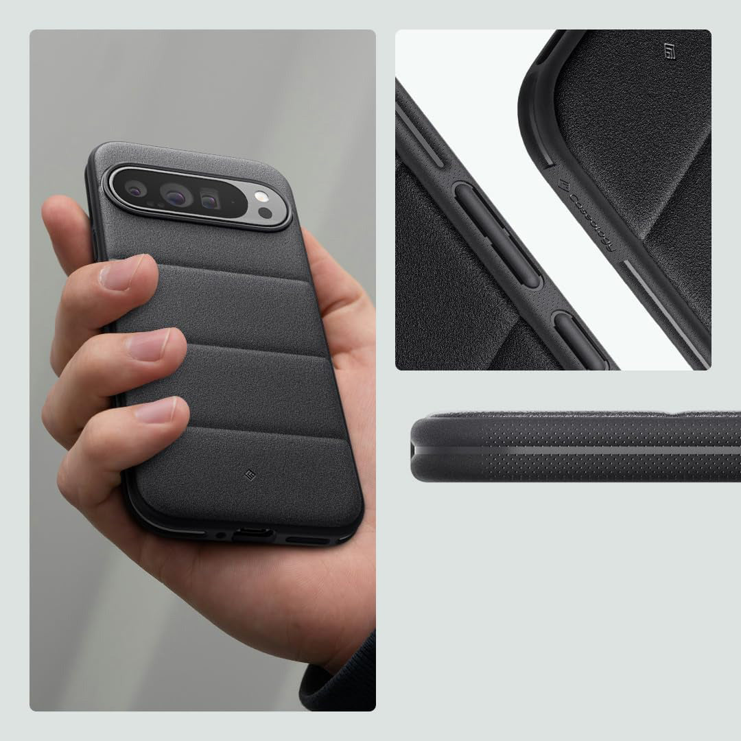 Schutzhülle für Google Pixel 9 / 9 Pro, Spigen Caseology Athlex, Schwarz