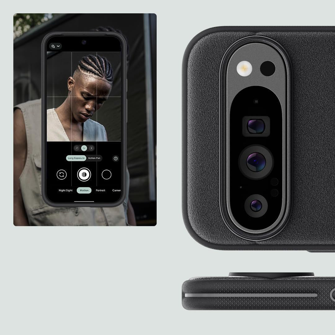 Schutzhülle für Google Pixel 9 / 9 Pro, Spigen Caseology Athlex, Schwarz