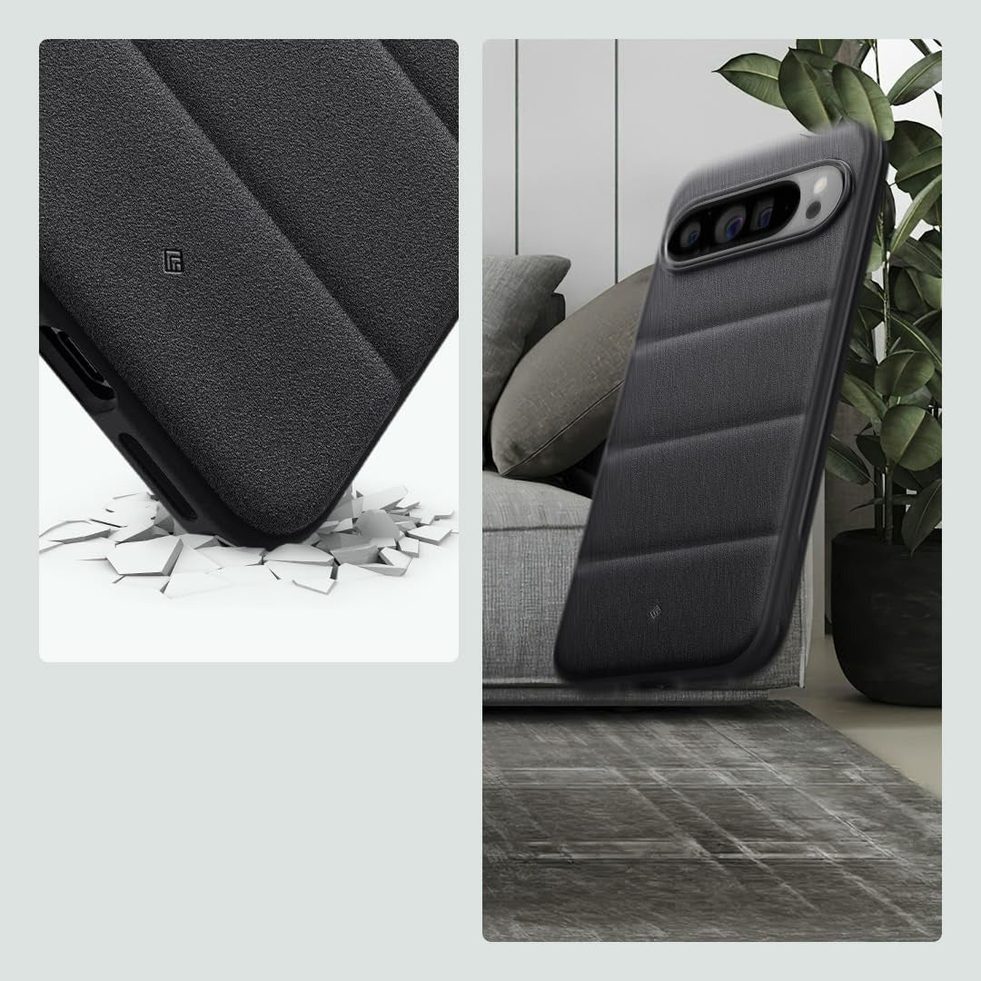 Schutzhülle für Google Pixel 9 / 9 Pro, Spigen Caseology Athlex, Schwarz