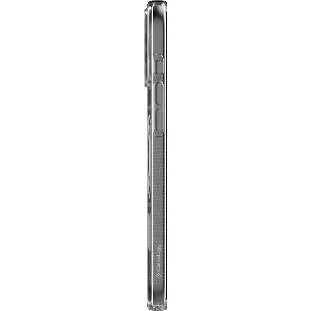 Handyhülle für iPhone 16 Pro Max, Spigen Caseology Capella Mag mit MagSafe, Transparent-Weiß