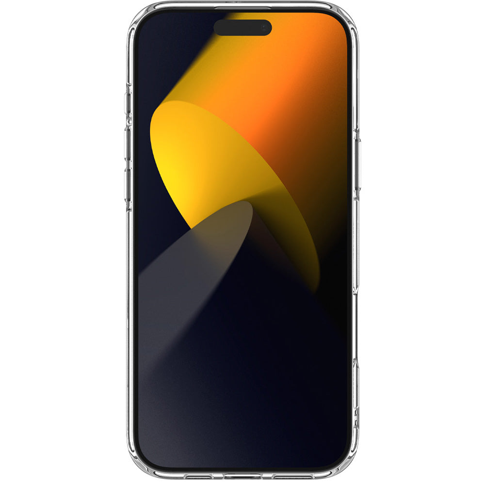 Handyhülle für iPhone 16 Pro, Spigen Caseology Capella Mag Kickstand mit MagSafe, Transparent-Grau