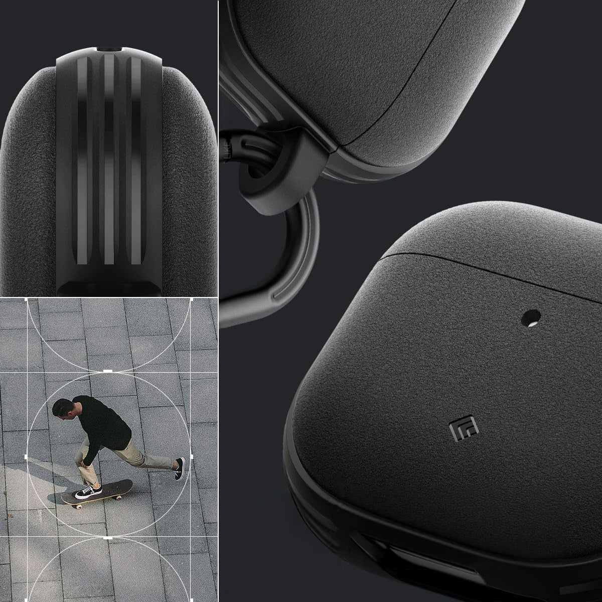 Schutzhülle für AirPods 5 / 4, Spigen Caseology Vault, Schwarz