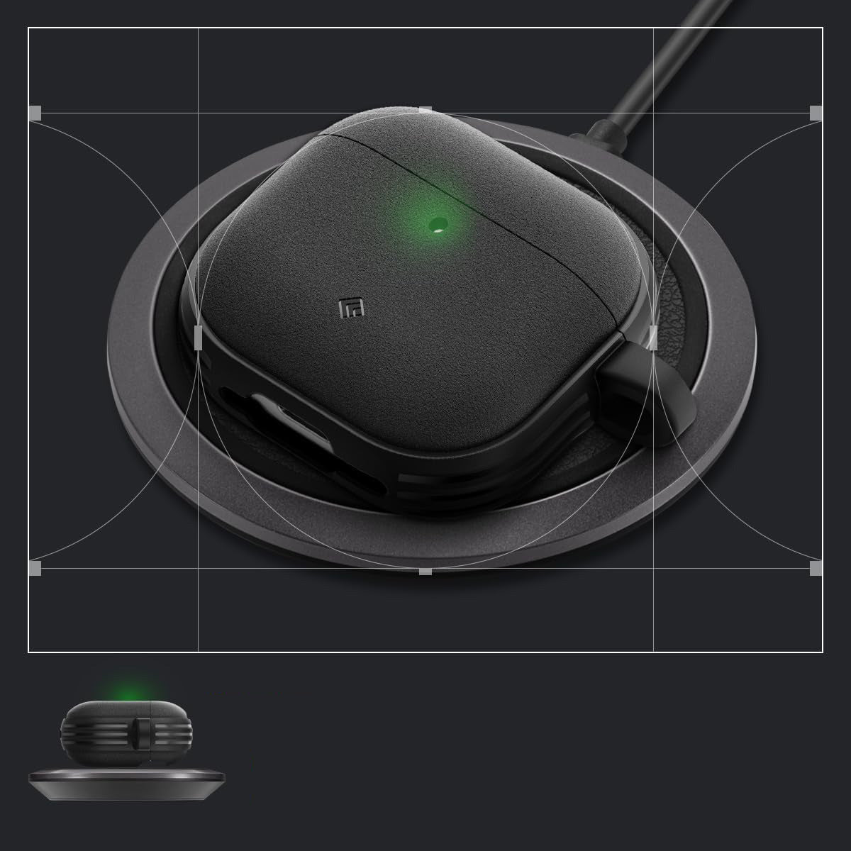 Schutzhülle für AirPods 5 / 4, Spigen Caseology Vault, Schwarz