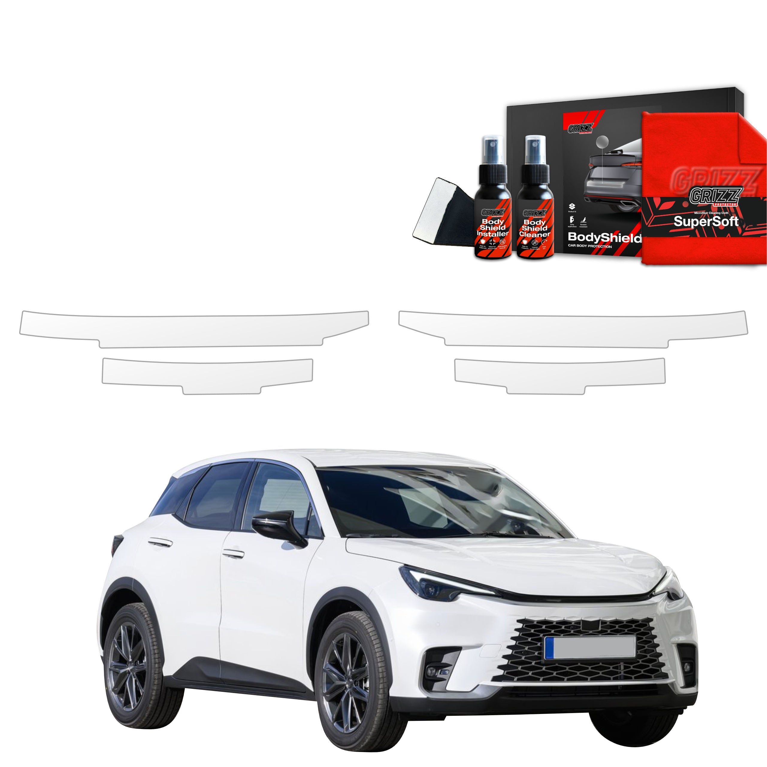 4in1 Schutzfolie Grizz Protector für Schweller - Lexus LBX (2023-2026)