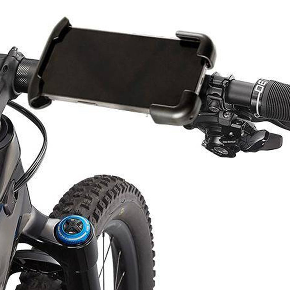 Fahrrad-/Motorradhalterung für Handy am Lenker, Crong Bikeclip Enduro, Schwarz