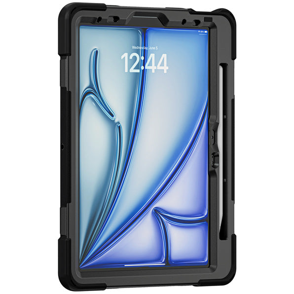 Hülle gepanzert für iPad Air 11" / 10.9" 2020-2026 / Pro 11" 2018-2022, Crong Defender Plus, schwarz