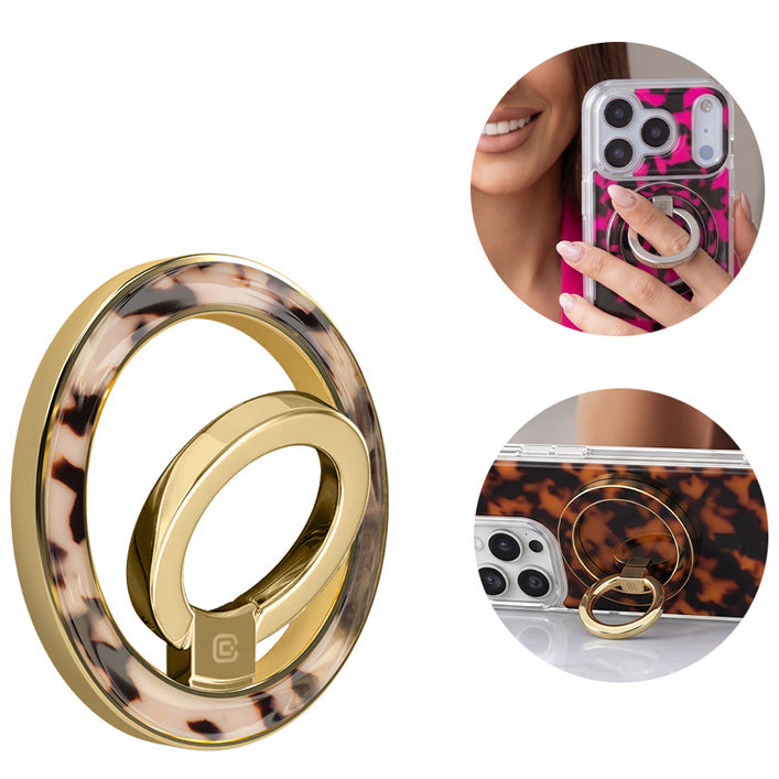 Finger-Magnet-Halterung Ständer, Crong, Braun-Beige