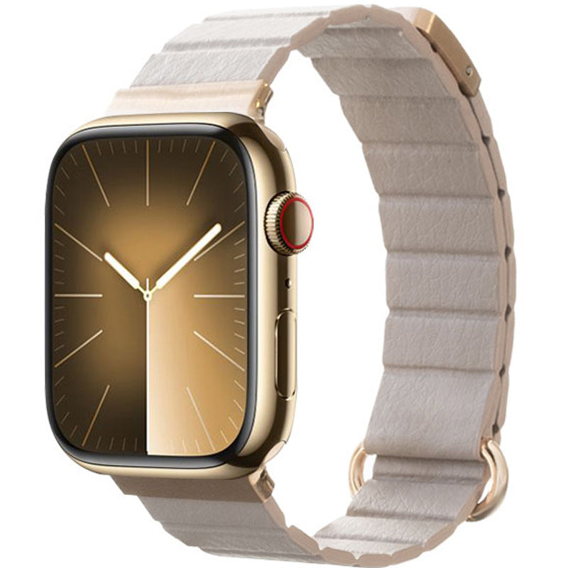 Armband für Apple Watch 42/41/40/38 mm, Crong Eclipse, Beige