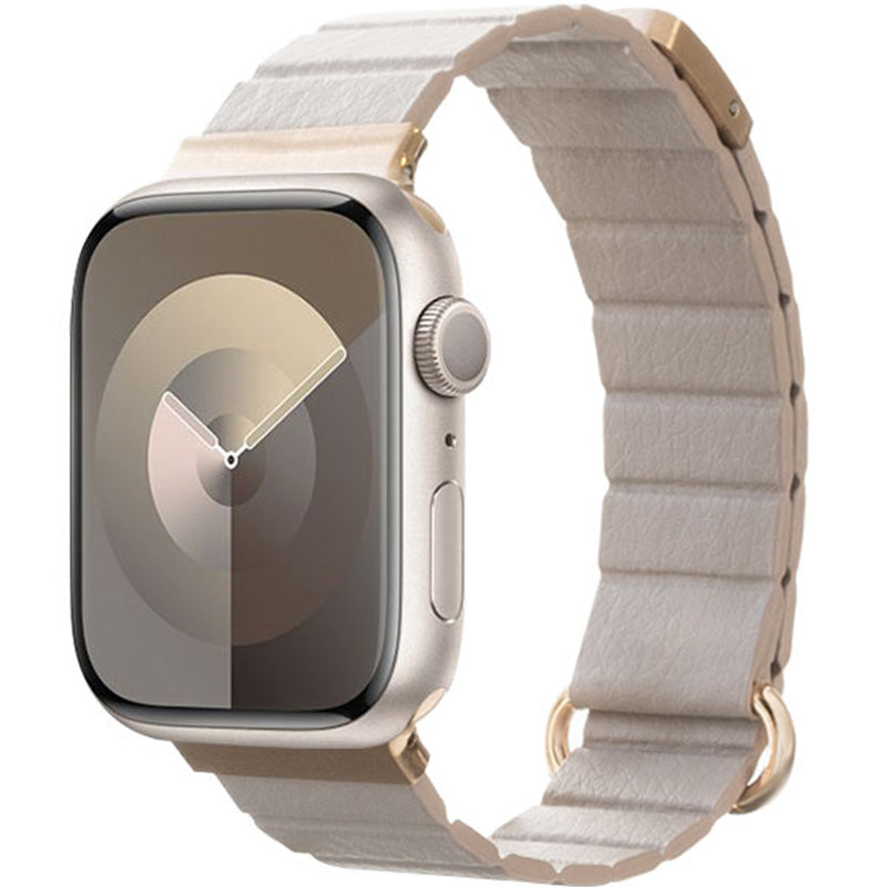 Armband für Apple Watch 42/41/40/38 mm, Crong Eclipse, Beige