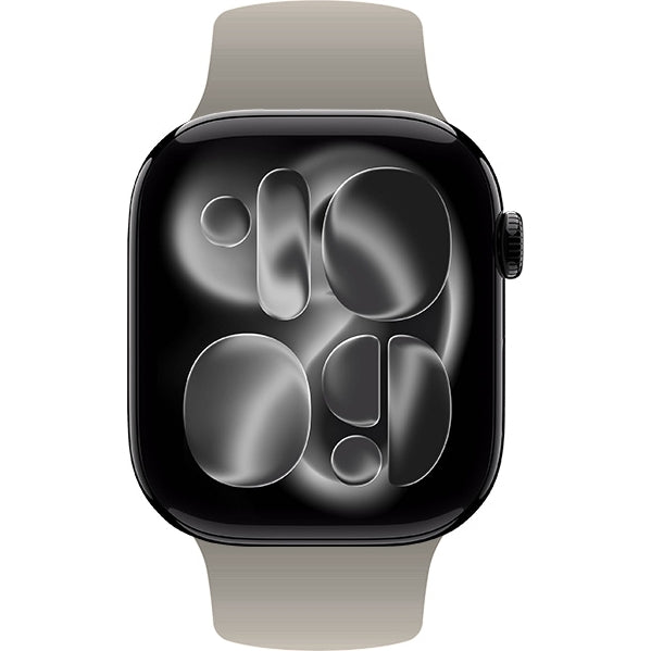 Armband für Apple Watch 38/40/41/42 mm, Crong Sport Liquid Band, Grau