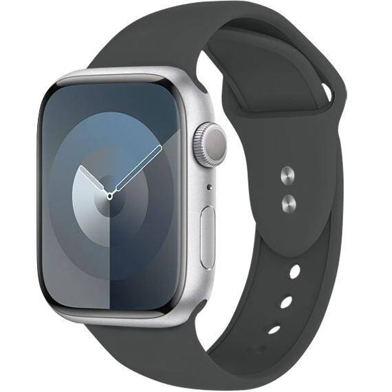 Armband für Apple Watch 49/46/45/44 mm, Crong Liquid Band, Graphit