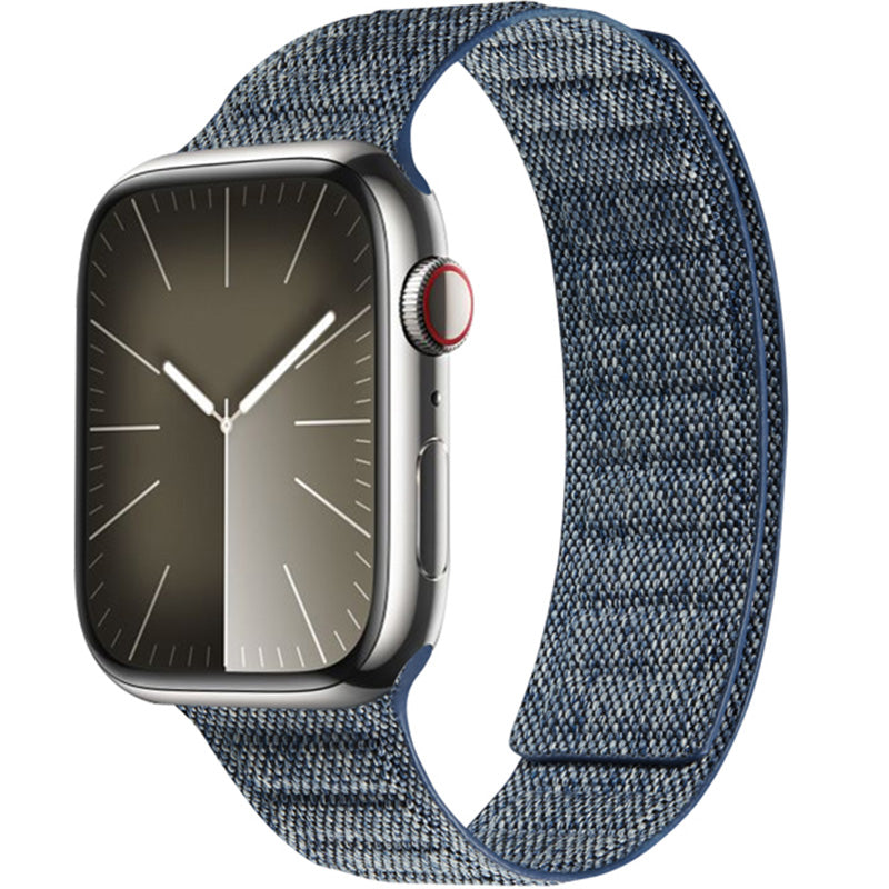 Armband für Apple Watch 49/46/45/44 mm, Crong Melange, Blau