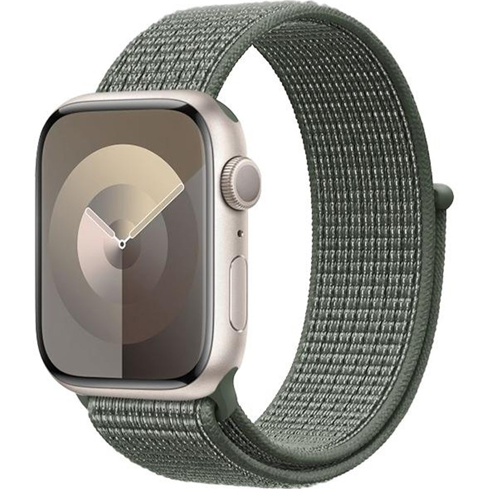 Armband für Apple Watch 42/41/40/38 mm, Crong Nylon, Dunkelgrün