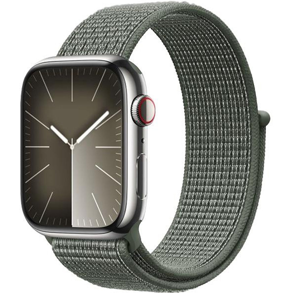 Armband für Apple Watch 42/41/40/38 mm, Crong Nylon, Dunkelgrün
