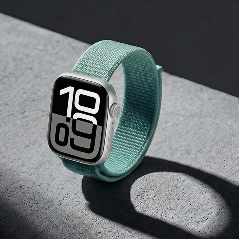 Armband für Apple Watch 42/41/40/38 mm, Crong Nylon, Grün